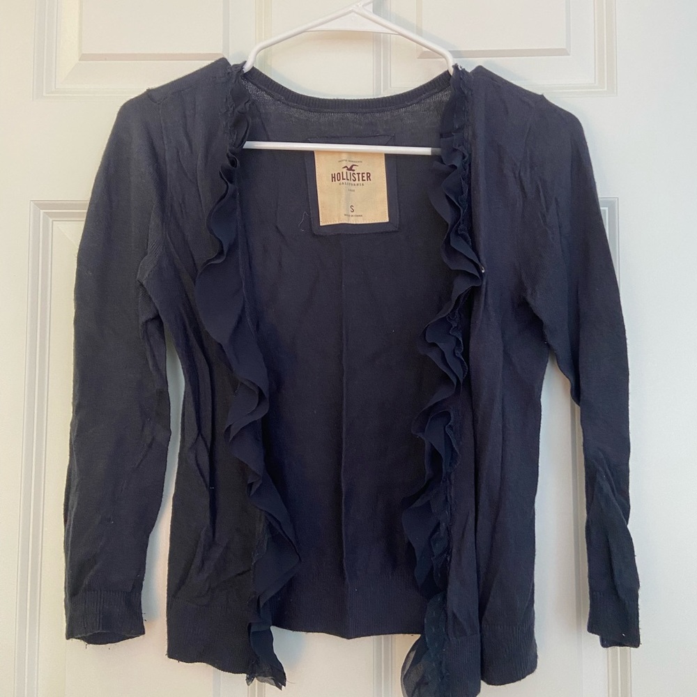 Navy Hollister Cardigan